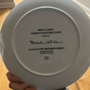 Rate Disney collectible plate designed by Brenda White